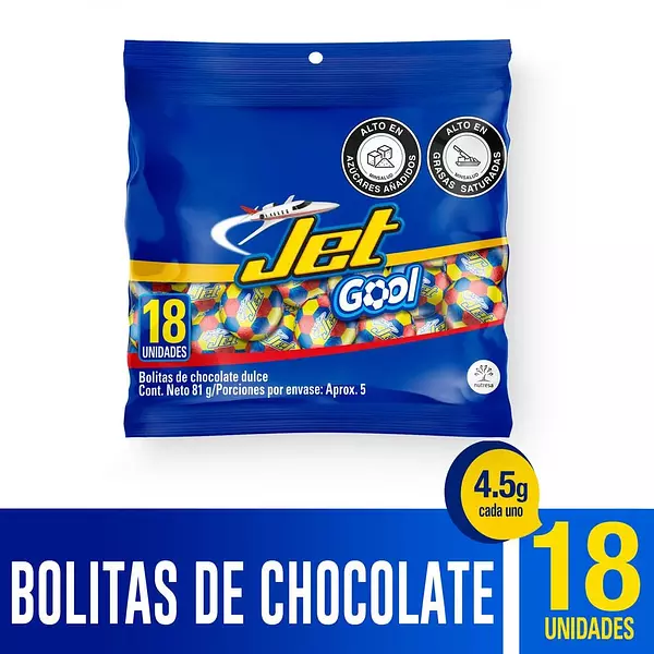 Jet Gool Balones Bolsa X 18 Unidades