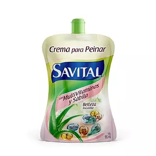 Crema Para Peinar Savital Belleza Increibe X 95ml