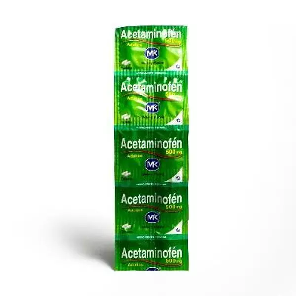 Acetaminofén X 500mg Sobre X 10 Tabletas