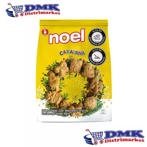 Galletas Navidad Noel Caravana Bolsa X 150gr