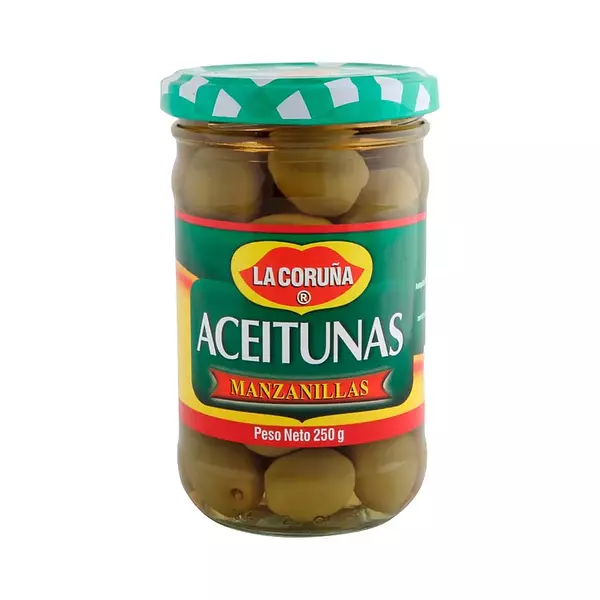 Aceitunas Manzanillas La Coruña Frasco X 250g