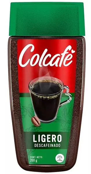 Cafe Colcafe Descafeinado Ligero X 200g