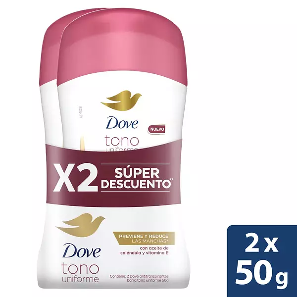 Dove Desodorante Women Calendula Barra De 50g X 2 Unidades