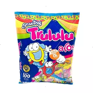 Gomas Trululu Aros X 100 Unidades
