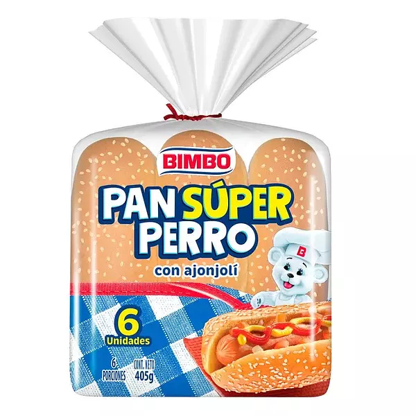 Pan Bimbo Super Perro X 6 Unidades