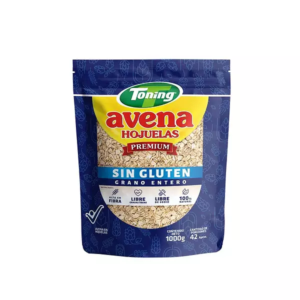 Avena Toning En Hojuelas Sin Gluten X 1000g