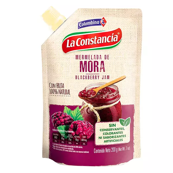 Mermelada Mora La Constancia Dp X 200gr