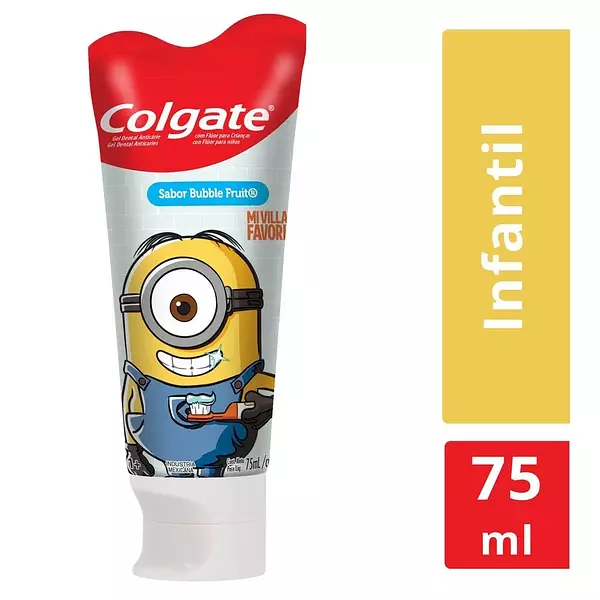 Crema Dental Colgate Kids Minions 2 A 5 Años Tubo X 75g