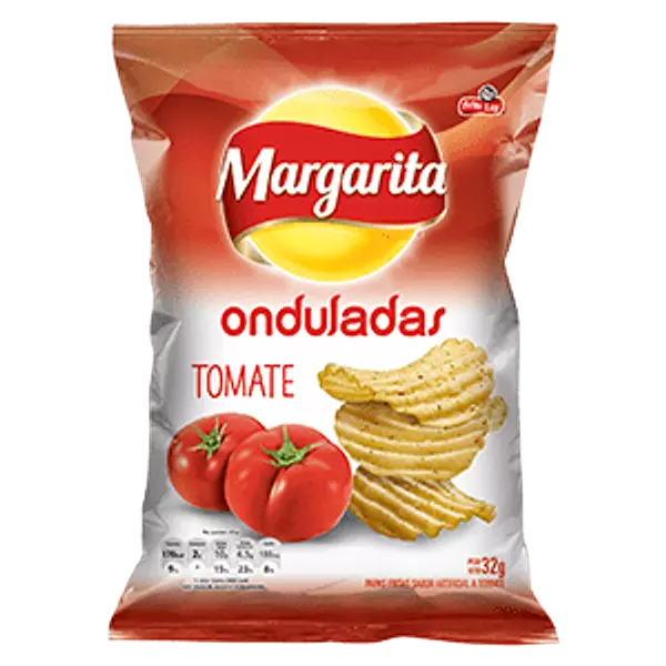 Papas Margarita Onduladas De Tomate X 36g