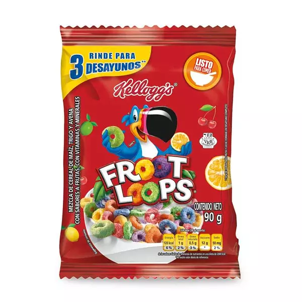 Cereal Froot Loops Bolsa De 90g