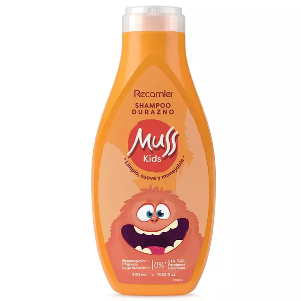 Shampoo Muss Kids Durazno De 400ml