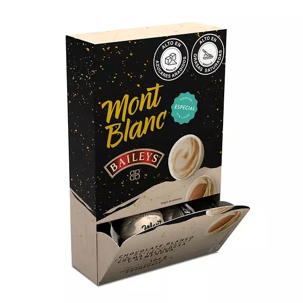 Chocolate Montblanc Blanca Crema Baileys De 13g X 8 Unidades