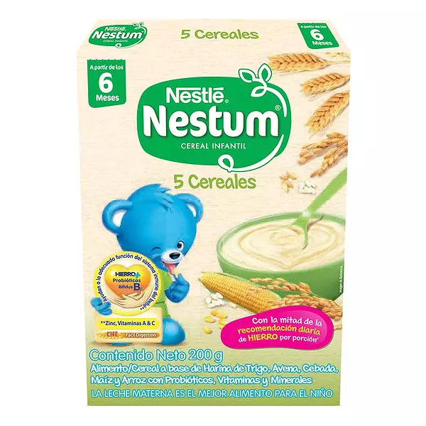 Cereal Nestum Infantil X 5 Cereales