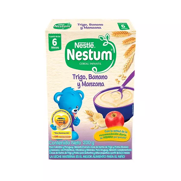 Cereal Infantil Nestum Trigo Frutas X 200g