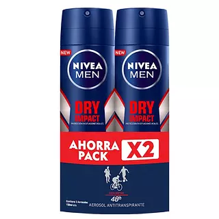 Desodorante Nivea Dry Impact 150ml X 2 Unidades
