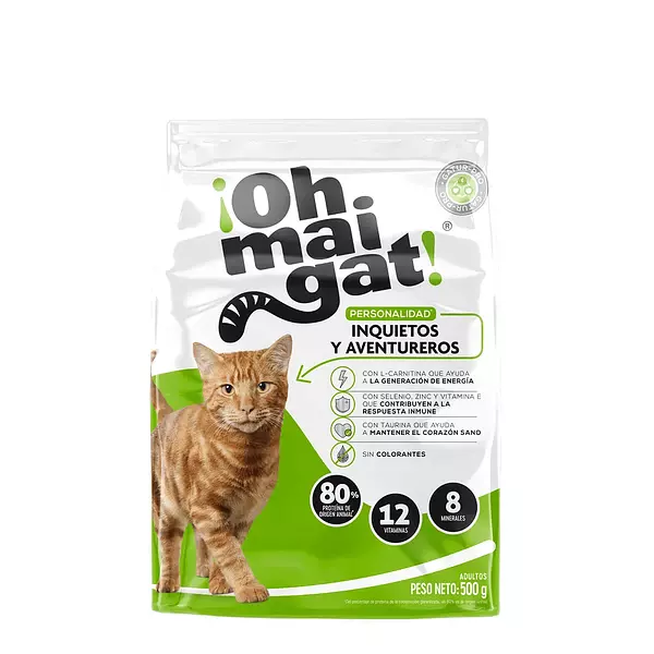 Oh Mai Gat Gatitos Inquietos Y Aventureros De 500g