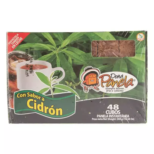 Panela Instantánea Sabor A Cidrón X 48 Cubos