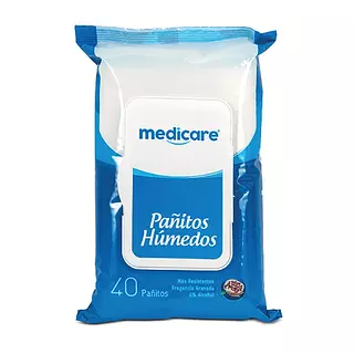 Pañitos Húmedos Medicare X 40 Unidades