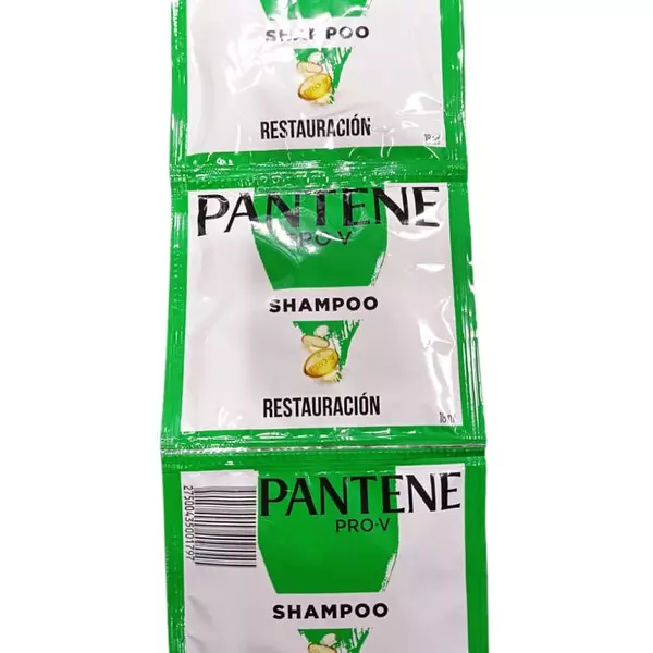 Shampoo Pantene Restauración De 18ml X 12 Unidades