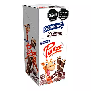 Piazza Jirafa Chocolate Caja X 24 Unidades