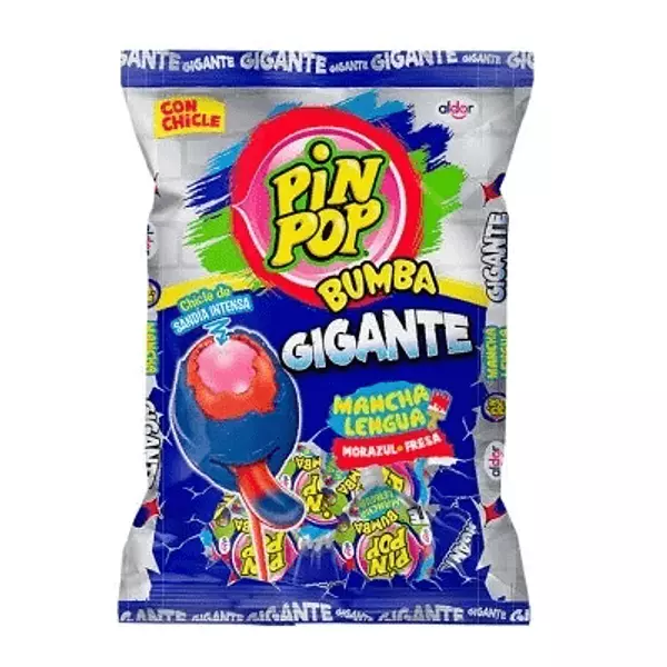 Pin Pop Gigante Mancha Lenguas X 24 Unidades