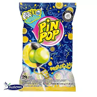 Pin Pop Gigante Maracuyá X 24 Unidades