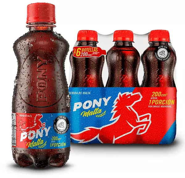 Pony Malta De 200ml X 6 Unidades