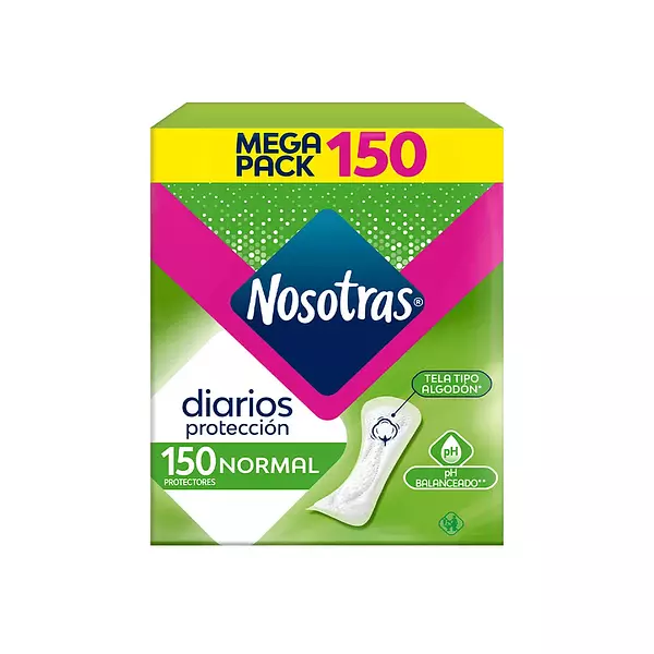 Nosotras Protectores Diarios Normal X 150 Unidades