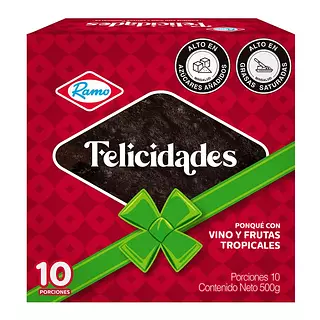 Ponque Ramo Con Vino Y Frutas Tropicales X 500g