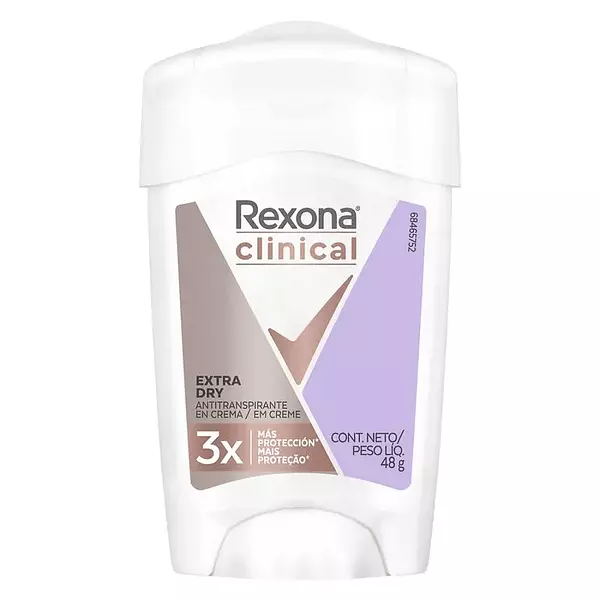 Desodorante Rexona Clinical Extra Dry Women De 48g