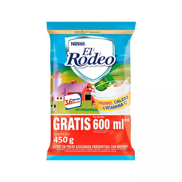 Leche En Polvo El Rodeo X 450g