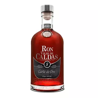 Ron Viejo De Caldas Carta De Oro De 375ml