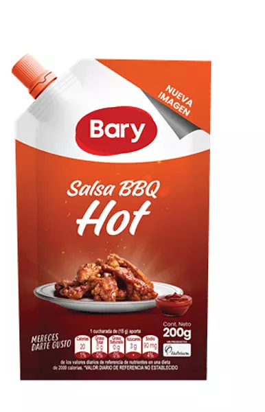 Salsa Bary Bbq Hot X 200g