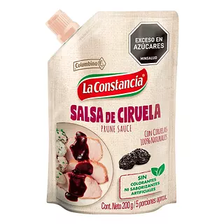 Salsa De Ciruela La Constancia De 200g
