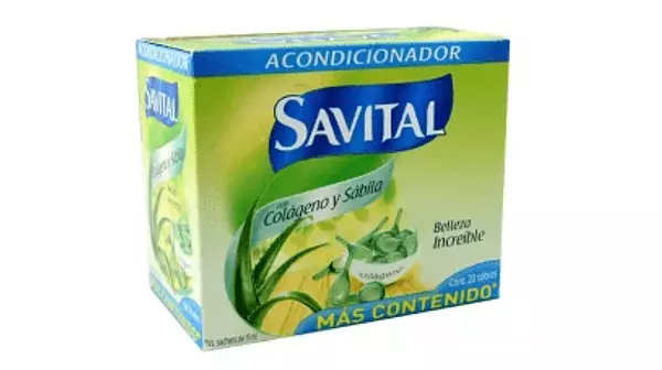 Acondicionador Savital Colágeno Y Sábila De 25ml X 20 Unid