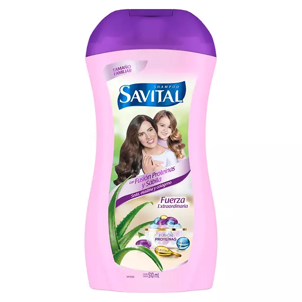 Shampoo Savital Fusión Proteínas Y Sábila De 510ml