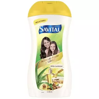 Shampoo Savital Argán Y Sábila De 510ml