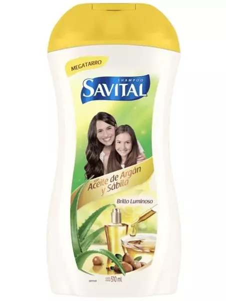 Shampoo Savital Argán Y Sábila De 510ml