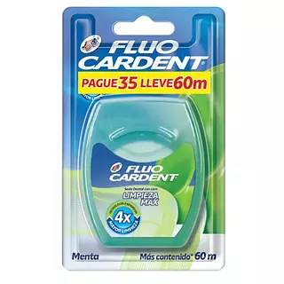Seda Dental Fluocardent Pague 35 Metros Lleve 60