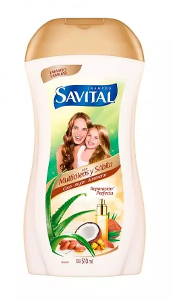 Shampoo Savital Multioleos Y Sabila De 510ml