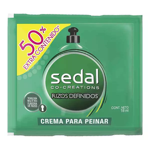 Crema Para Peinar Rizos Sedal Sobre 18 Ml