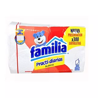 Servilletas Practi-Diarias Blanca X 300 Unidades