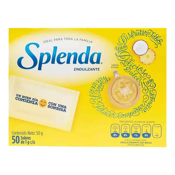 Endulzante Splenda Caja X 50 Unidades