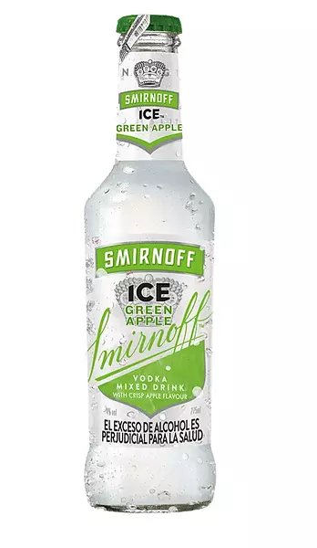 Vodka Smirnoff Ice Green Apple Botella De 275ml