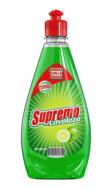 Supremo Lavaloza Limón X 750ml