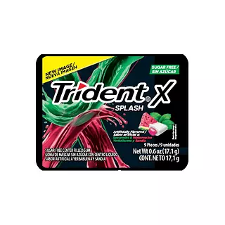 Trident Splash Yerbabuena Y Sandía X 9 Unidades