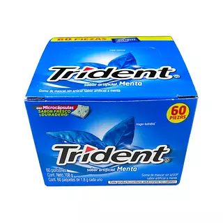 Trident Menta X 60 Unidades