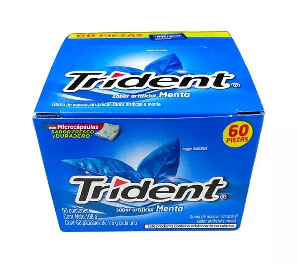 Trident Menta X 60 Unidades