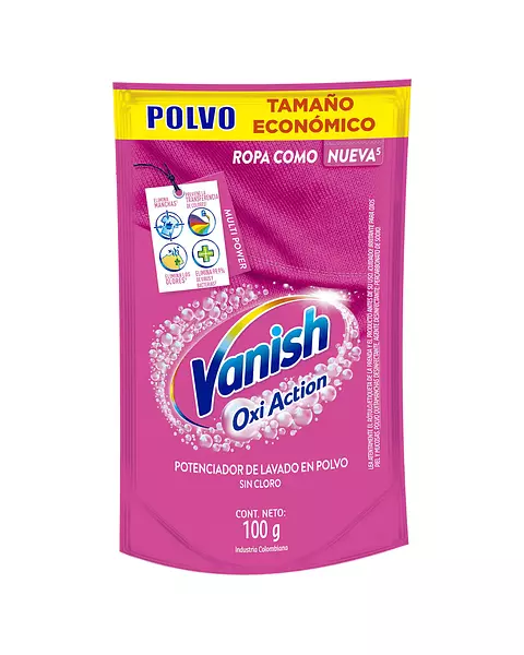 Desmanchador Vanish Rosa En Polvo De 100g