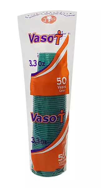 Vaso Desechable 3.3 Onzas De 50 Unidades